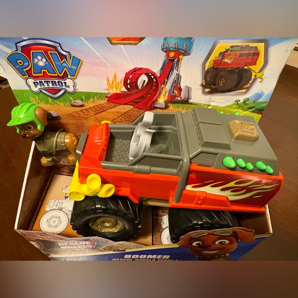 Paw Patrol Boomer Rescue Wheels Vehicle  New! Rare!